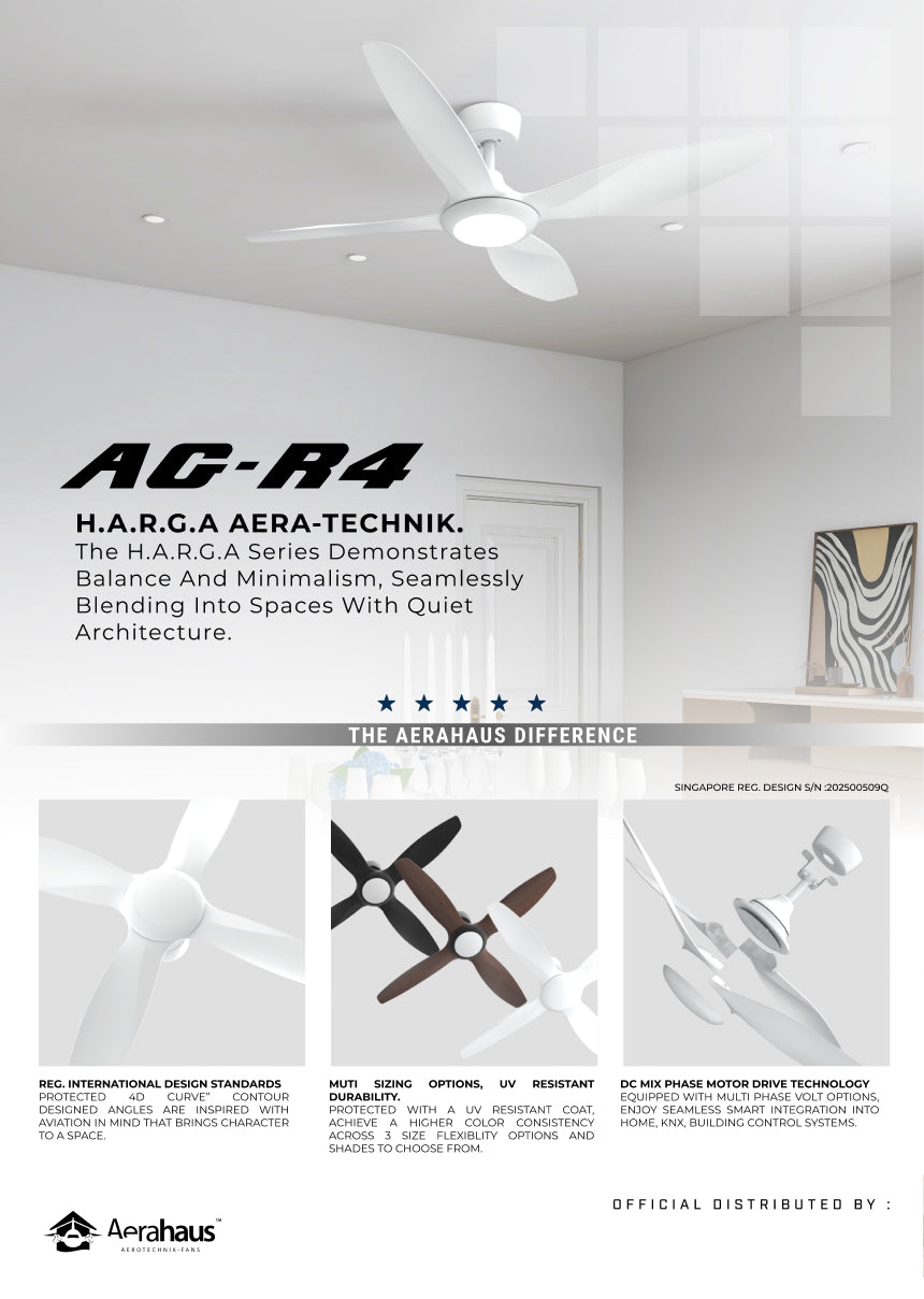 AG-R4 Aerahaus Technik DC Ceiling Fan